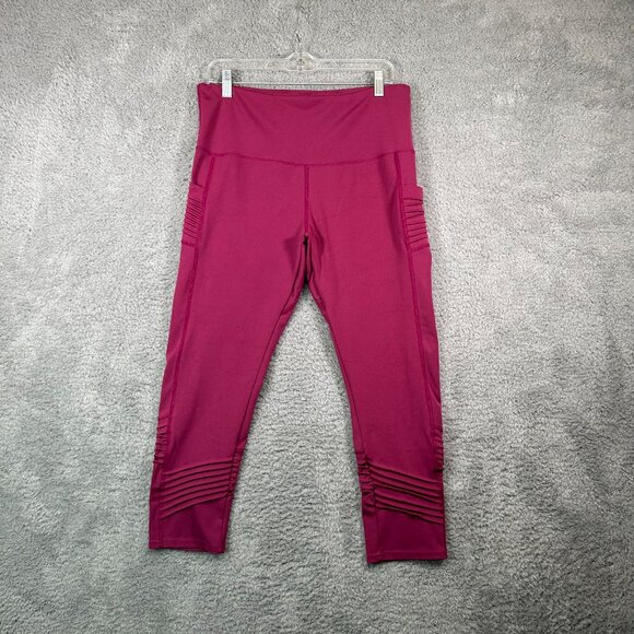 TKO Pants - TKO Technical Knockout Women's Full Length Violet Yoga Pants Plus Size 1X